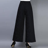 CNY Retro Embroidery Jacquard Pants