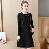 Plus-Size Embellished Midi Dress