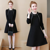 Plus-Size Embellished Midi Dress