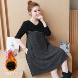 Plus-Size Flare Shift Dress