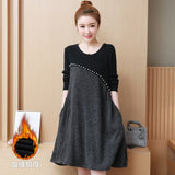 Plus-Size Flare Shift Dress 581675697412#3894935741624 581675697412#3894935741625 581675697412#3894935741626 581675697412#3894935741627 581675697412#3894935741623