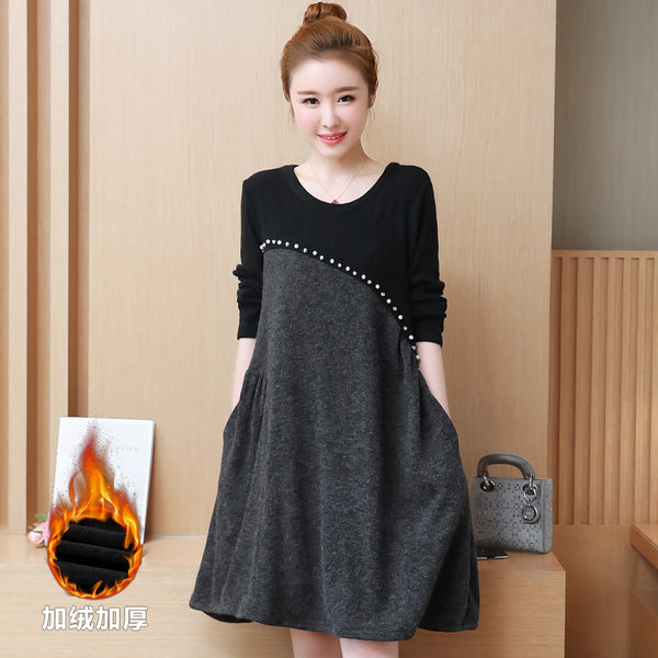 Plus-Size Flare Shift Dress 581675697412#3894935741624 581675697412#3894935741625 581675697412#3894935741626 581675697412#3894935741627 581675697412#3894935741623