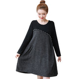 Plus-Size Flare Shift Dress