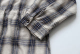 Buttoned Down Lattice Tie Plaid Shirt Dress