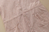 Buttoned Down Plaid Dress