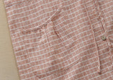Buttoned Down Plaid Dress
