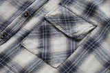 Buttoned Down Lattice Tie Plaid Shirt Dress