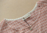 Buttoned Down Plaid Dress