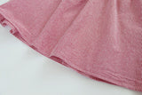 Embroidery Stripe Lattice Tie Dress
