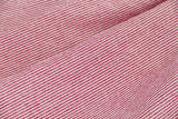 Embroidery Stripe Lattice Tie Dress