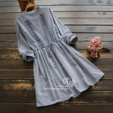 Embroidered Lace Midi Dress  577072273186#3975733963658