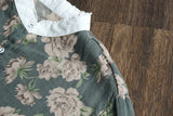 Floral Printed Shirt Dress