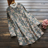 Floral Printed Shirt Dress 578086699783#3854220788449