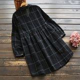 Plaid Shirt Dress