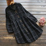 Plaid Shirt Dress