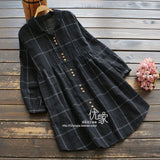 Plaid Shirt Dress 578185725123#3829049569547