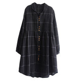Plaid Shirt Dress