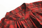 Buttoned Down Plaid Dress