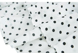 Oversize Dotted Split Hem Dress [Pre-Order] Color:  Black - One Size