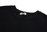 Oversize Embroidery Padded Sweatshirt [Pre-Order] Color: Black/Pink - One Size