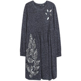 Plus-Size Babydoll Embroidery Dress