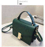 Retro Style Texture Shoulder Bag [Pre-Order] Color: Brown/Black/Green/Red