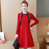 Plus-Size Embellished Midi Dress 581118861643#3883678381868 581118861643#3883678381870 581118861643#3883678381864 581118861643#3883678381866 581118861643#3883678381872 581118861643#3883678381874