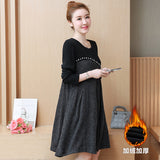 Plus-Size Flare Shift Dress