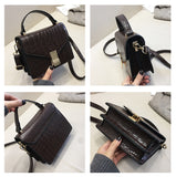 Retro Style Texture Shoulder Bag [Pre-Order] Color: Brown/Black/Green/Red