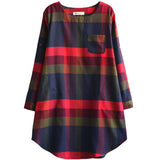 Plaid Shift Dress
