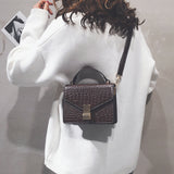 Retro Style Texture Shoulder Bag [Pre-Order] Color: Brown/Black/Green/Red 582242076463#3907992965941