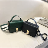 Retro Style Texture Shoulder Bag [Pre-Order] Color: Brown/Black/Green/Red