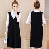 Plus-Size Sleeveless Back Button Shift Dress 581420853979#3890216641394 581420853979#3890216641395 581420853979#3890216641392 581420853979#3890216641393 581420853979#3890216641396