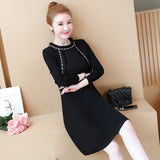 Plus-Size Embellished Midi Dress