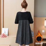 Plus-Size Flare Shift Dress