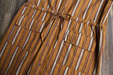 Buttoned Down Stripe Dress