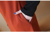 Plus-Size Long Sleeve Shift Dress