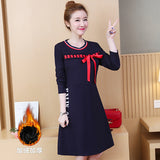 Plus-Size Front Tie Shift Dress