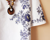 CNY Large Size Embroidery Tops