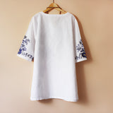 CNY Large Size Embroidery Tops