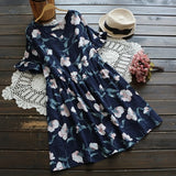 Floral Printed Midi Dress