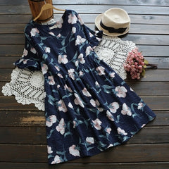 Floral Printed Midi Dress