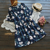 Floral Printed Midi Dress