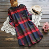 Plaid Shift Dress