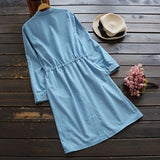 Embellished Neckline Dress