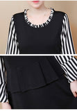 Plus-Size Peplum Dress