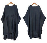 Oversize Irregular Flare Dress [Pre-Order] Color:  Black - One Size