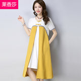 CNY Ethnic Style Embroidery Cheongsam Dress [Pre-Order] Color: Red/Yellow - Size: M-2XL 566268432917#3763572919575 566268432917#3763572919577 566268432917#3763572919576 566268432917#3763572919578