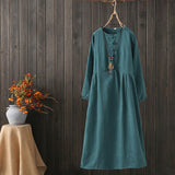 CNY Oversized Ethnic Style Cheongsam Dress [Pre-Order] Color: Green/Black/Blue/Red - One Size 576286877774#3959590598120