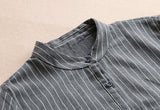 Buttoned Down Stripe Dress